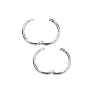 stainless steel screw type bull nose rings – heavy duty livestock control rings