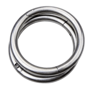 standard bull rings for horses – durable stainless steel horse bull ring for training & control