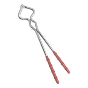 s/s long handle bull holder – 44 cm stainless steel capture tool