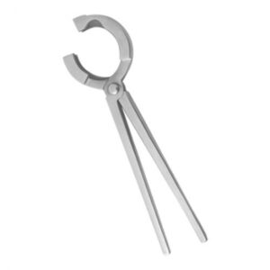 s/s bull nose ring applicator – stainless steel veterinary tool