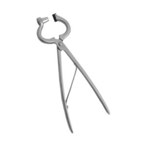 bull nose punch – stainless steel veterinary piercing tool