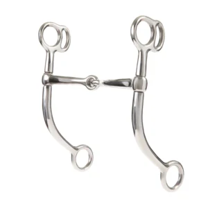 draft bit, 6" tom thumb snaffle mouth